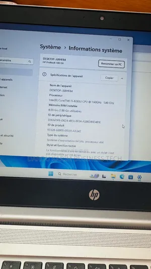 Nouveau Ordinateur portable HP 430 G6 8GB Intel Core i5 SSD 256GB