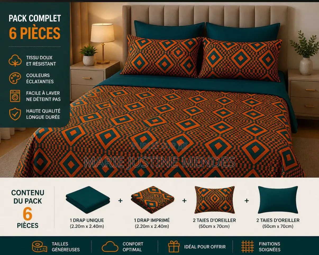 Draps Motifs Tissé