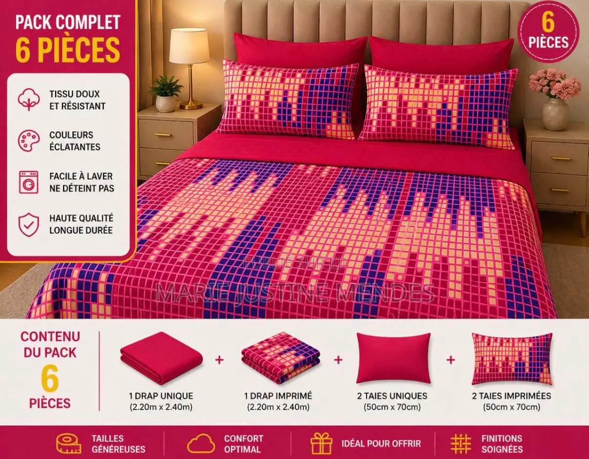 Draps Motifs Tissé