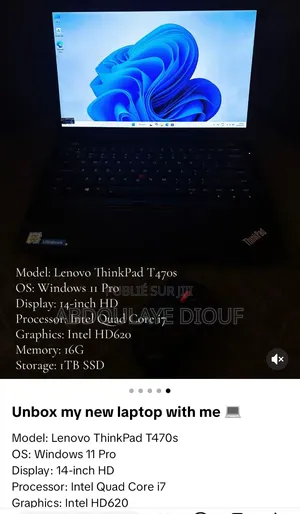 Nouveau Lenovo ThinkPad X1 Yoga 16GB Intel Core i5 HDD 256GB