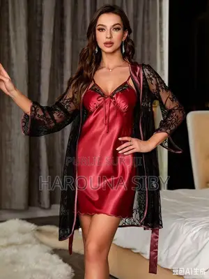 Ensemble De Lingerie en Satin