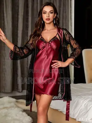 Ensemble De Lingerie en Satin