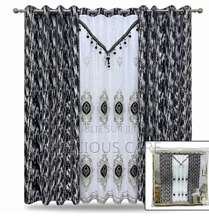 Lot De 3 Rideaux