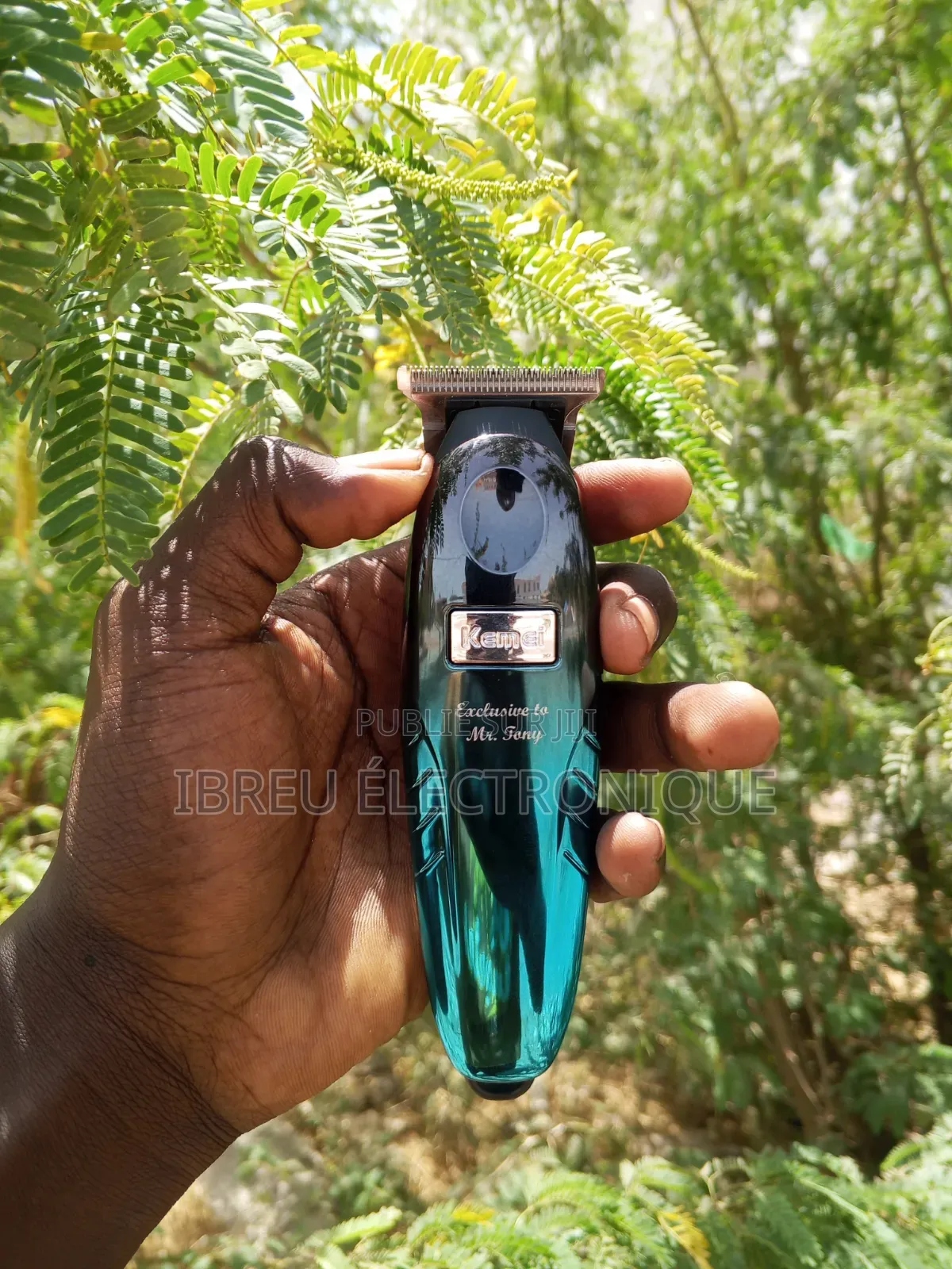 Tondeuse Kemei Km-1742 Polyvalente Rase-Tout! Professionnelle