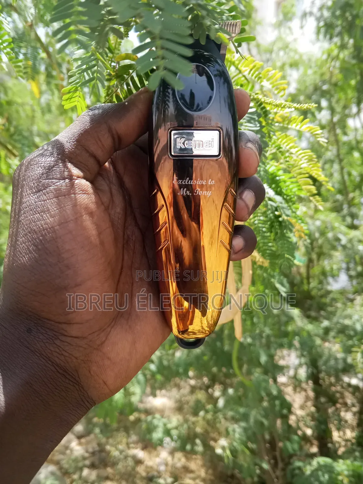 Tondeuse Kemei Km-1742 Polyvalente Rase-Tout! Professionnelle