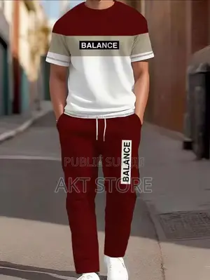 Ensemble T-Shirt Et Pantalon De Jogging Homme.