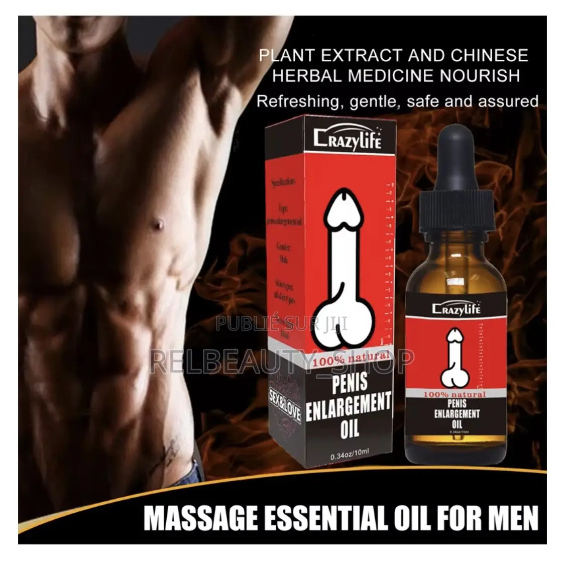 Huile Agrandisseur Du Sexe Masculin