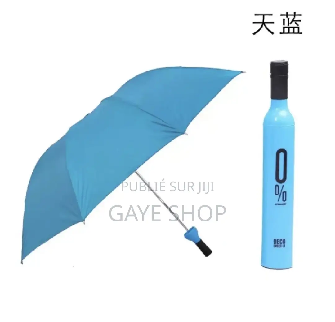 Parapluie Pliable Design Bouteille