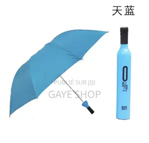 Parapluie Pliable Design Bouteille