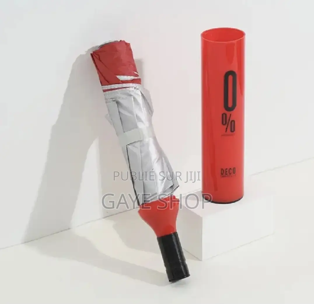 Parapluie Pliable Design Bouteille