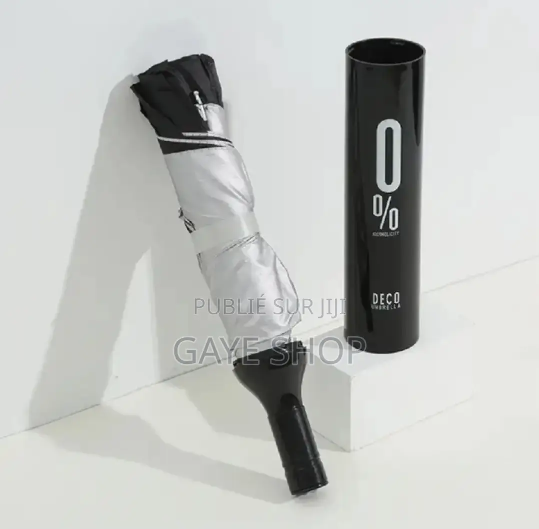Parapluie Pliable Design Bouteille