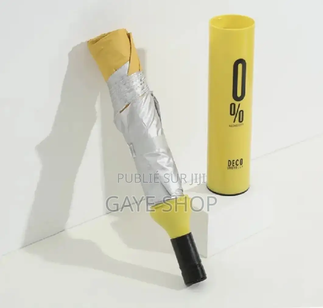 Parapluie Pliable Design Bouteille