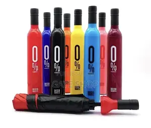Parapluie Pliable Design Bouteille