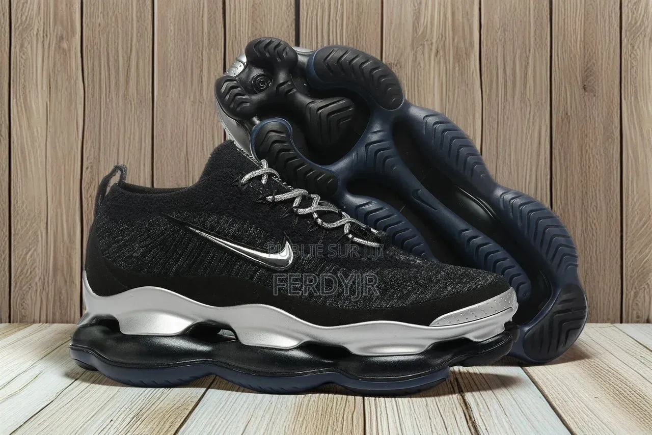 Nike Scorpion Noir Argent Dispo Maintenant Avec Livraison