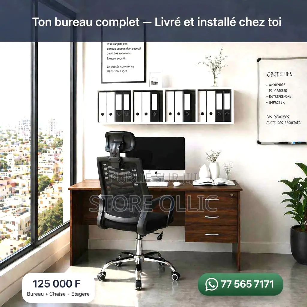 Bureau Complet Livré Installé Dakar