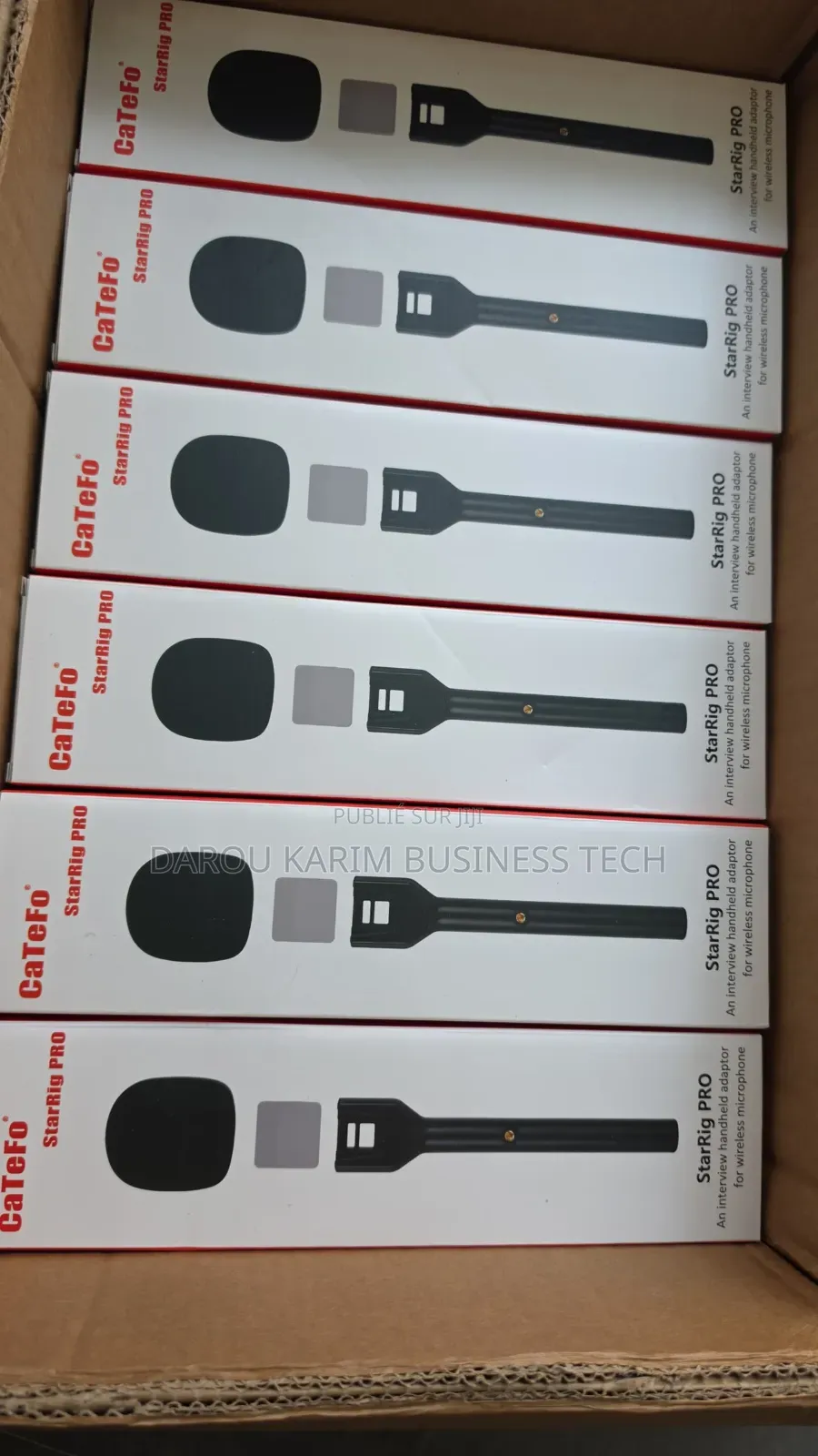 Bâton Microphone À Revers Sans Fil Universel en Alliage d'Aluminium