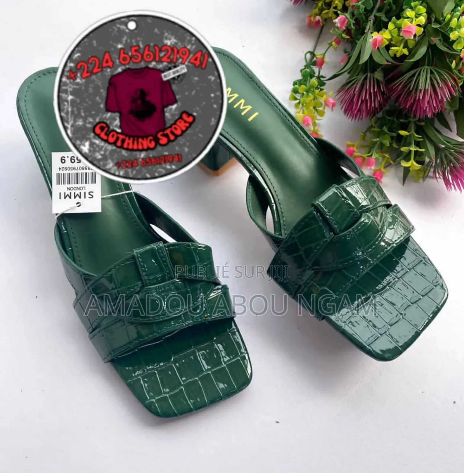 Sandales À Talon Carré / Sandales De Soirée Femme