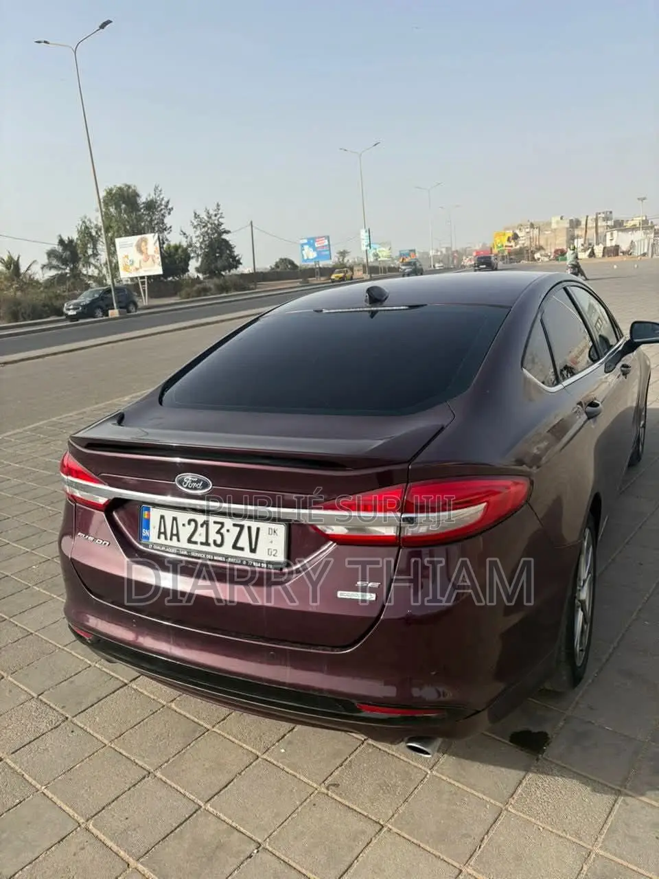 Ford Fusion SE AWD 2017 Bordeaux