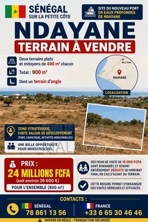 Terrain Zone Du Port De Ndayane