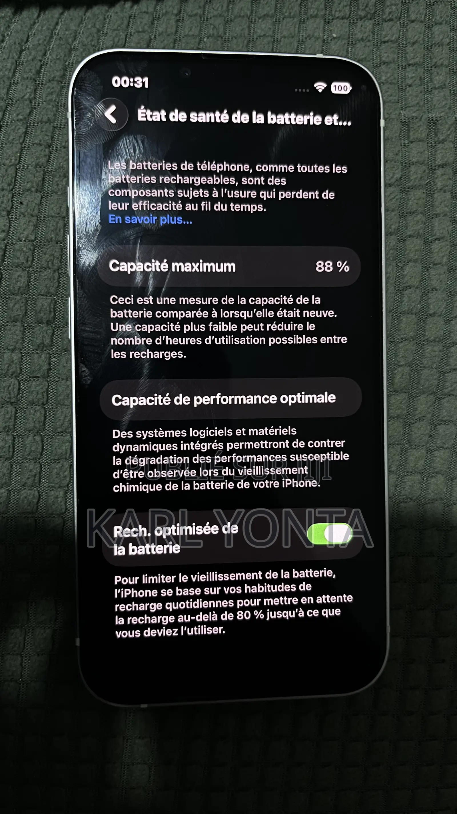 Nouveau Apple iPhone 13 128 GB Blanc