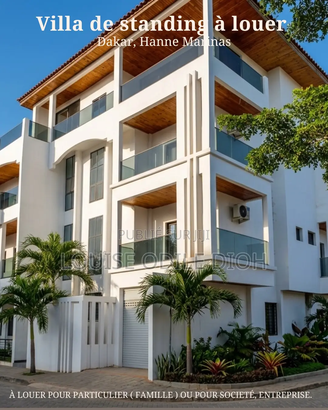 Dakar, Hanne Marinas : Villa De Standing À Louer