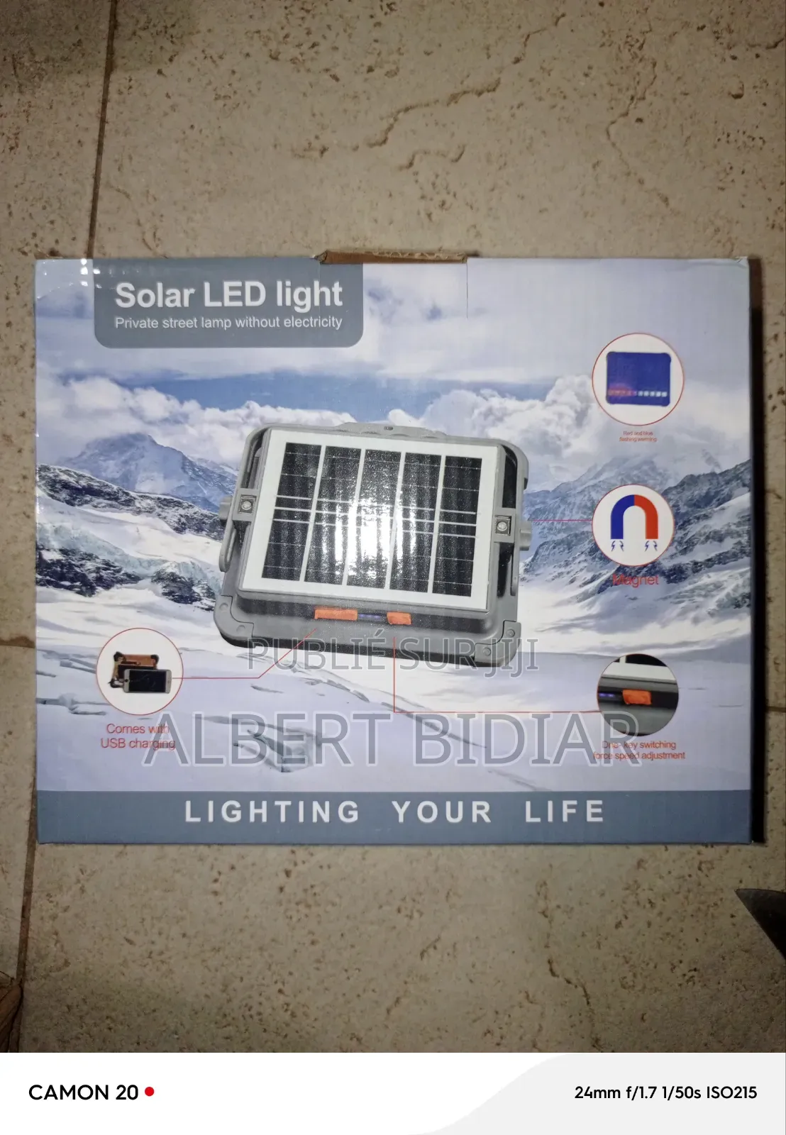 Lampe Solaire Rechargeable