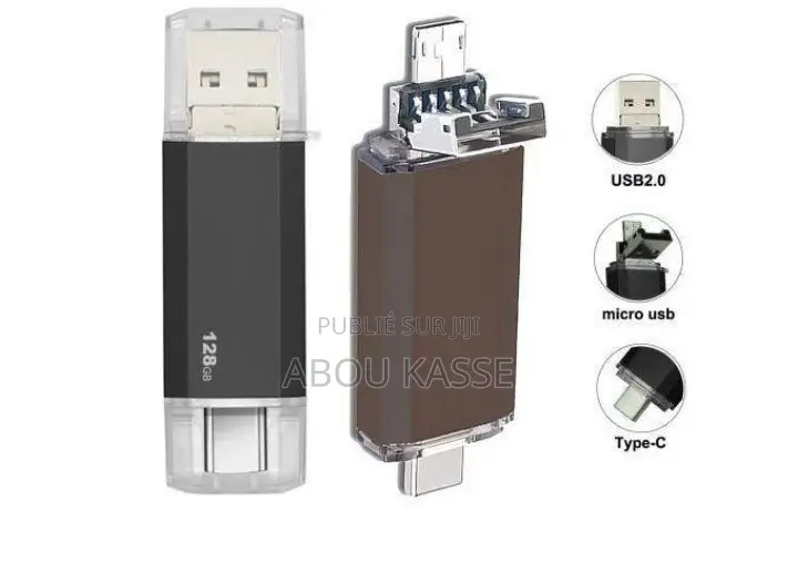 Clé Usb+ Adaptateur Type C