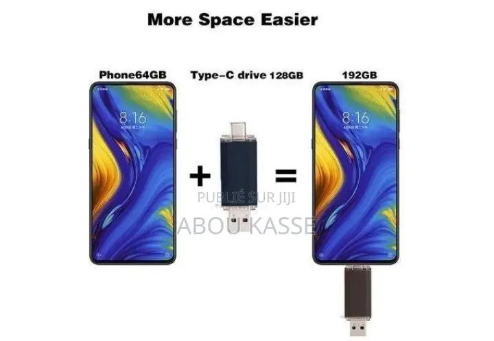 Clé Usb+ Adaptateur Type C