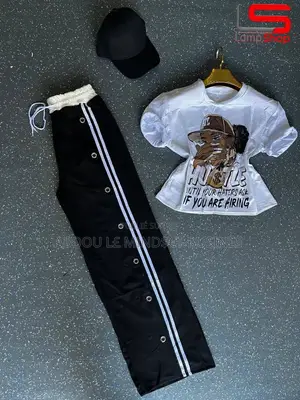 Ensemble Filles T-Shirt Body Et Bas Large