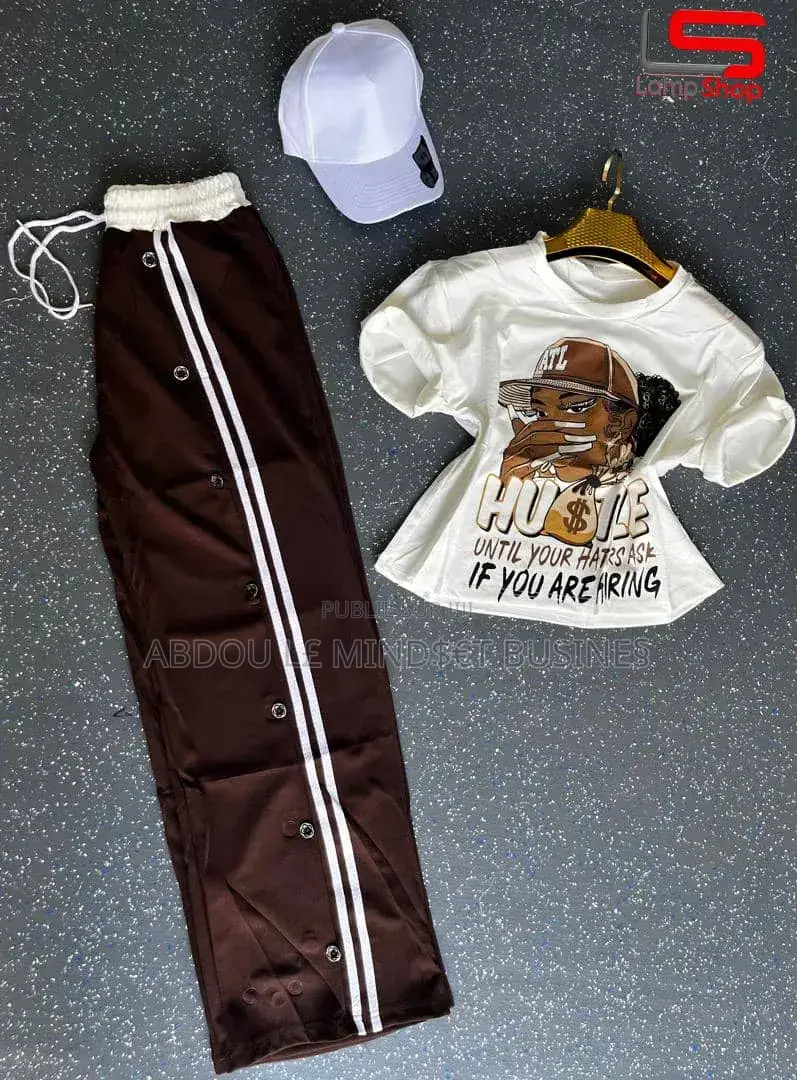 Ensemble Filles T-Shirt Body Et Bas Large