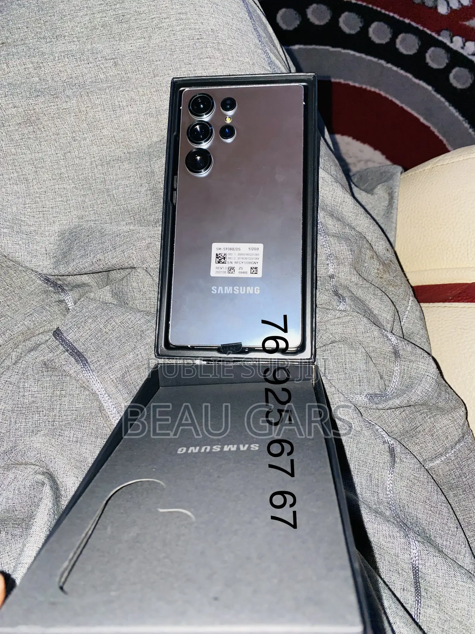 Nouveau Samsung Galaxy S25 Ultra 512 GB Argenté