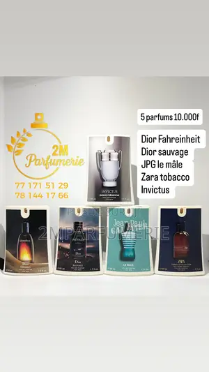 Lot De 5 Parfums À 10.000f