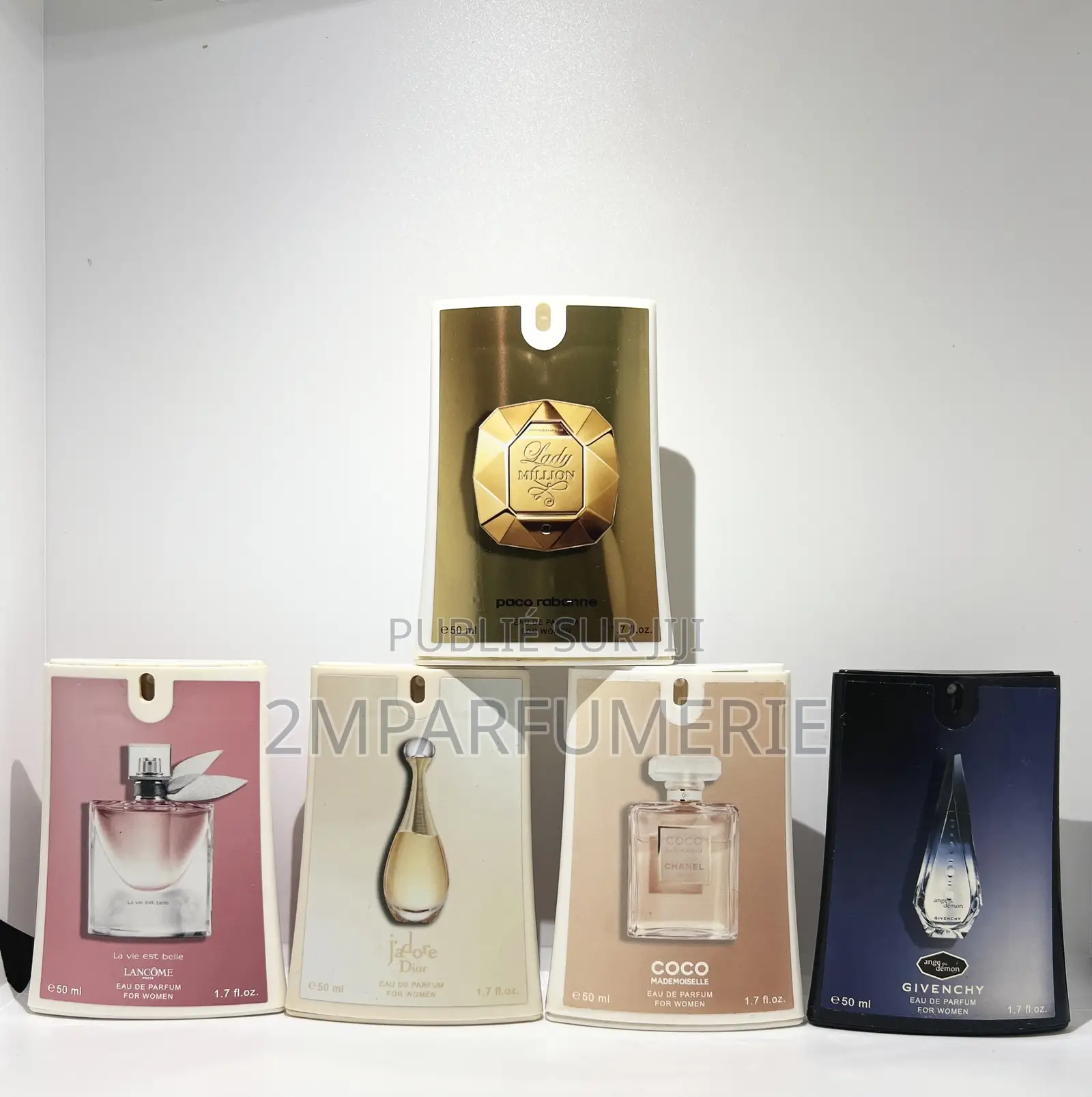 Lot De 5 Parfums À 10.000f