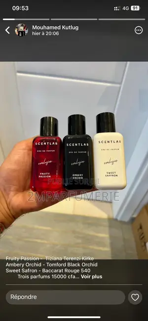 Lot De 3 Scentlab À 15.000f