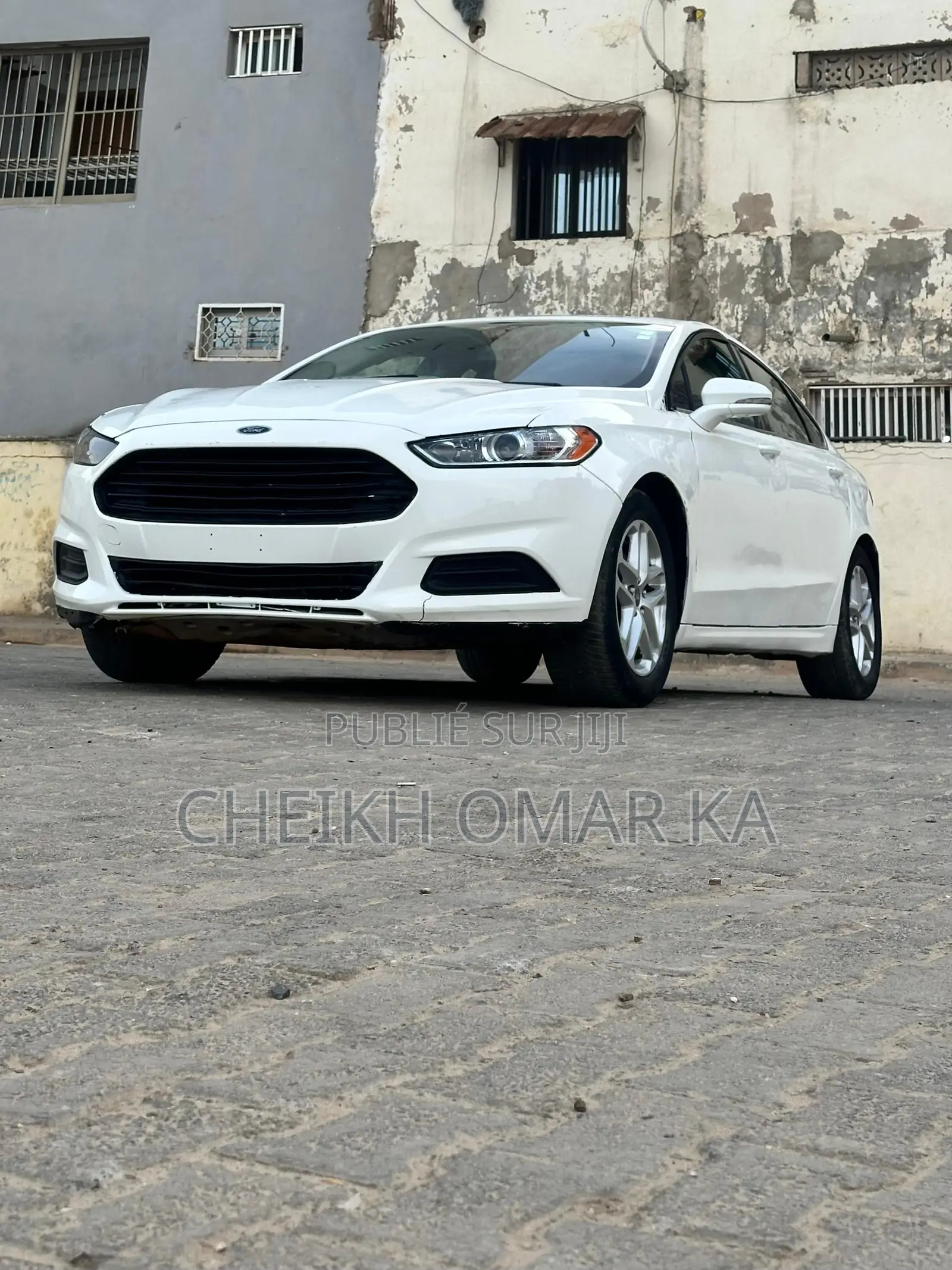 Ford Fusion SE 4dr Sedan AWD w/EcoBoost (2.0L 4cyl Turbo 6M) 2015 Blanc