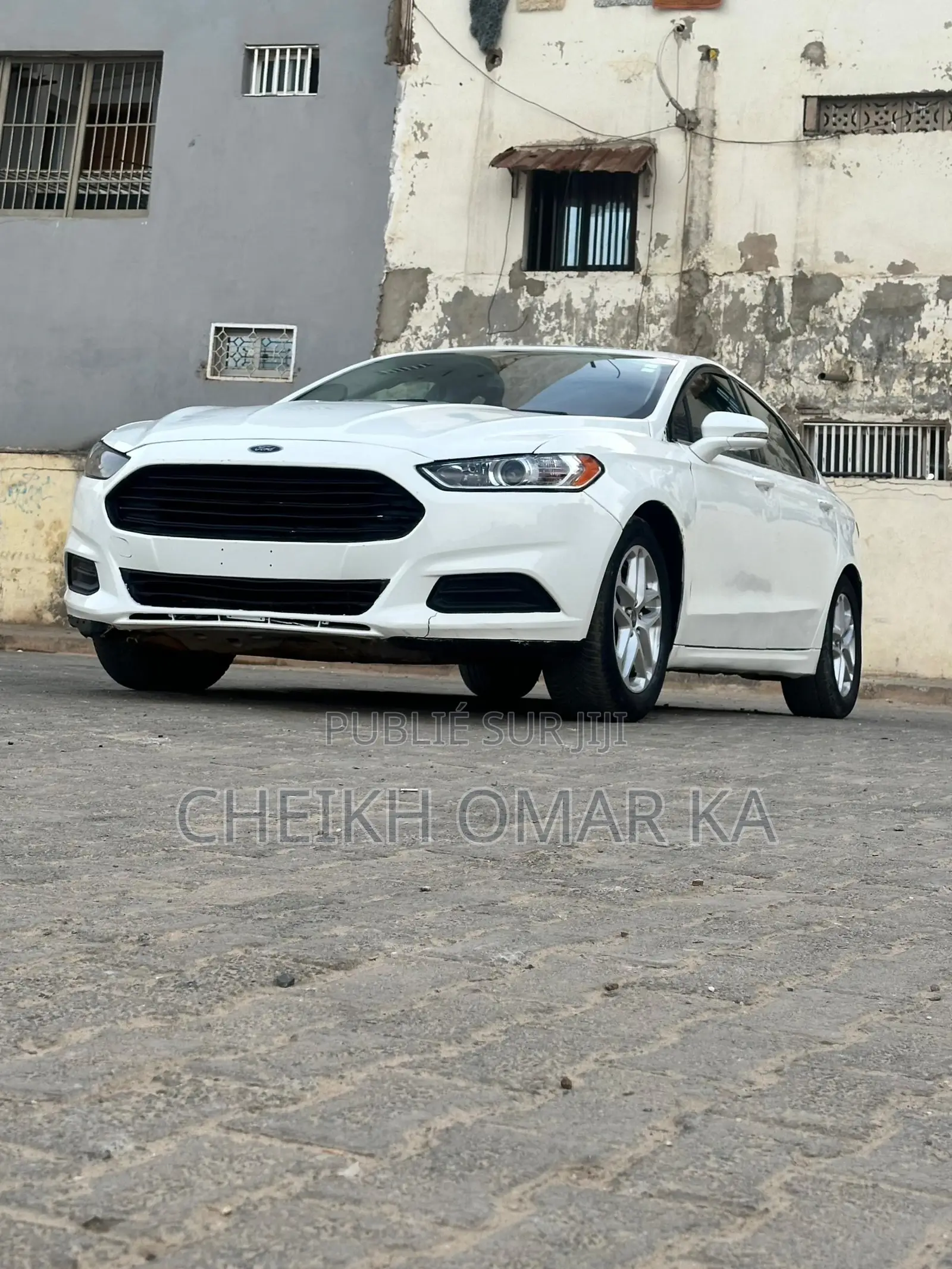 Ford Fusion SE 4dr Sedan AWD w/EcoBoost (2.0L 4cyl Turbo 6M) 2015 Blanc