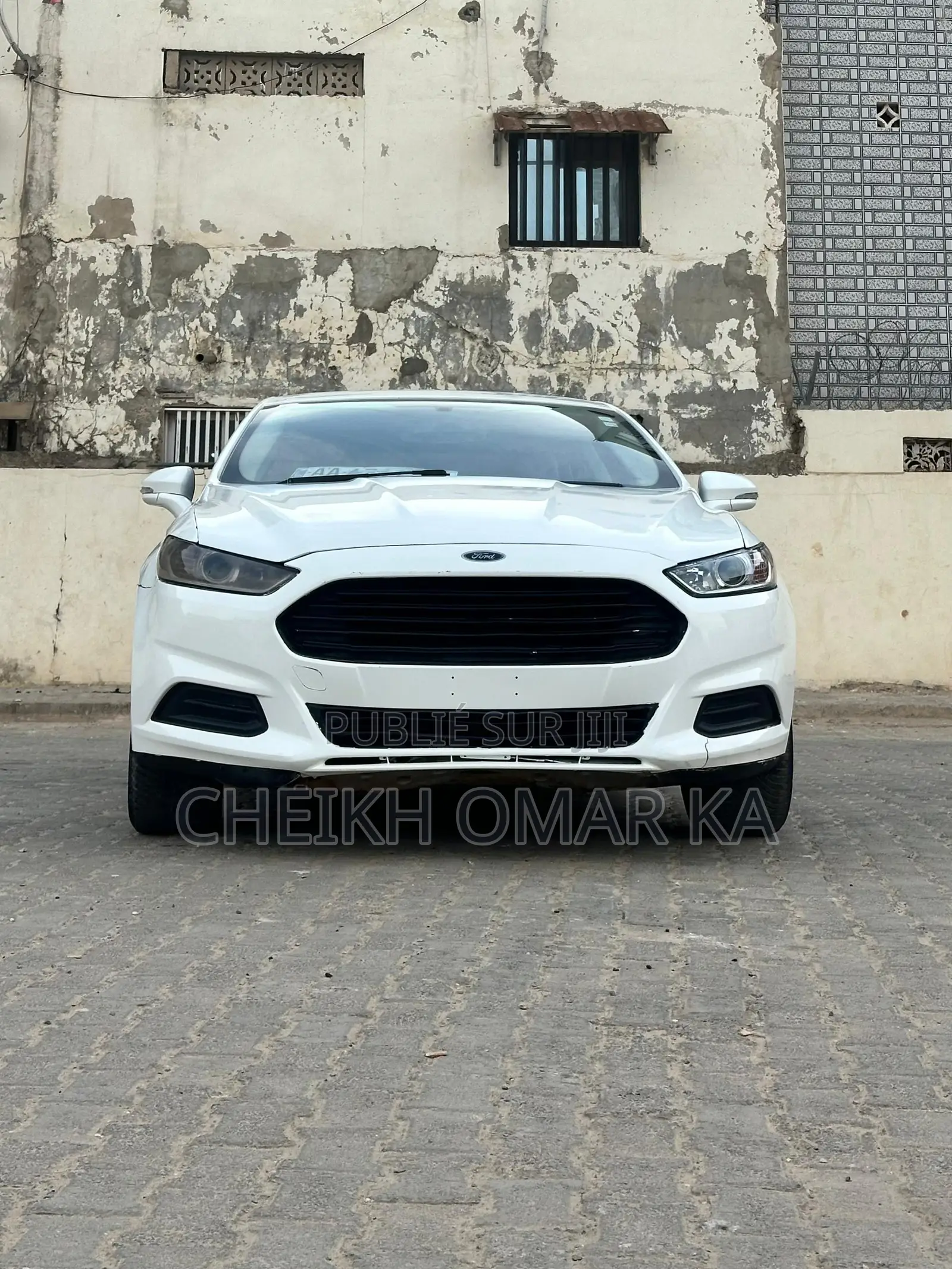 Ford Fusion SE 4dr Sedan AWD w/EcoBoost (2.0L 4cyl Turbo 6M) 2015 Blanc
