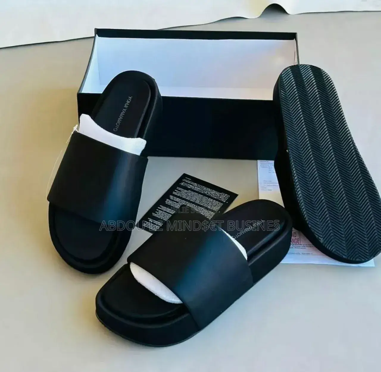 Sandal Y3 Black Double Talon Disponible