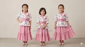 Ensemble Jupe Plissée Et Set Haut