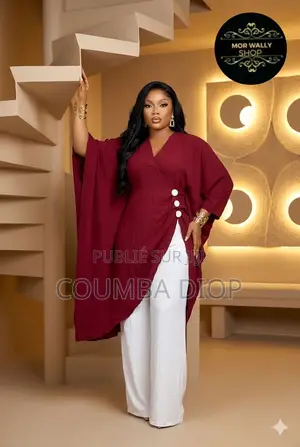 Robe Avec Bas Large