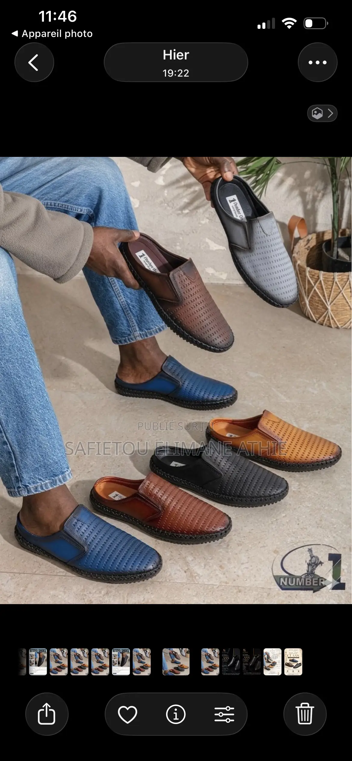 Chaussures en Cuire