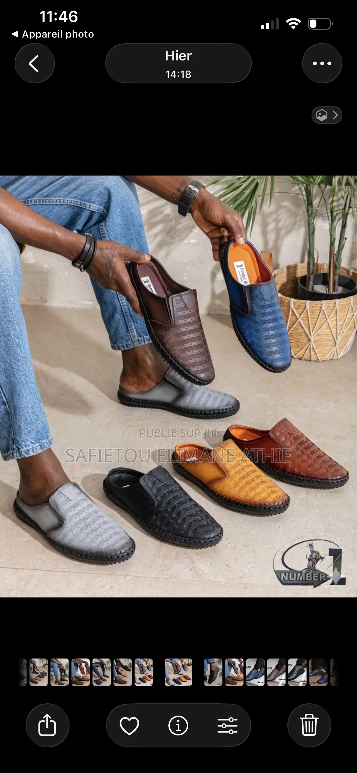 Chaussures en Cuire