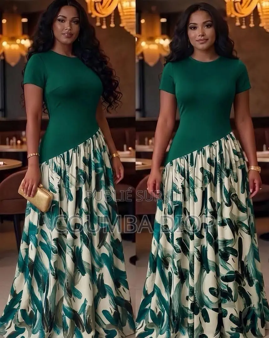 Robe Avec Motifs Fleurs