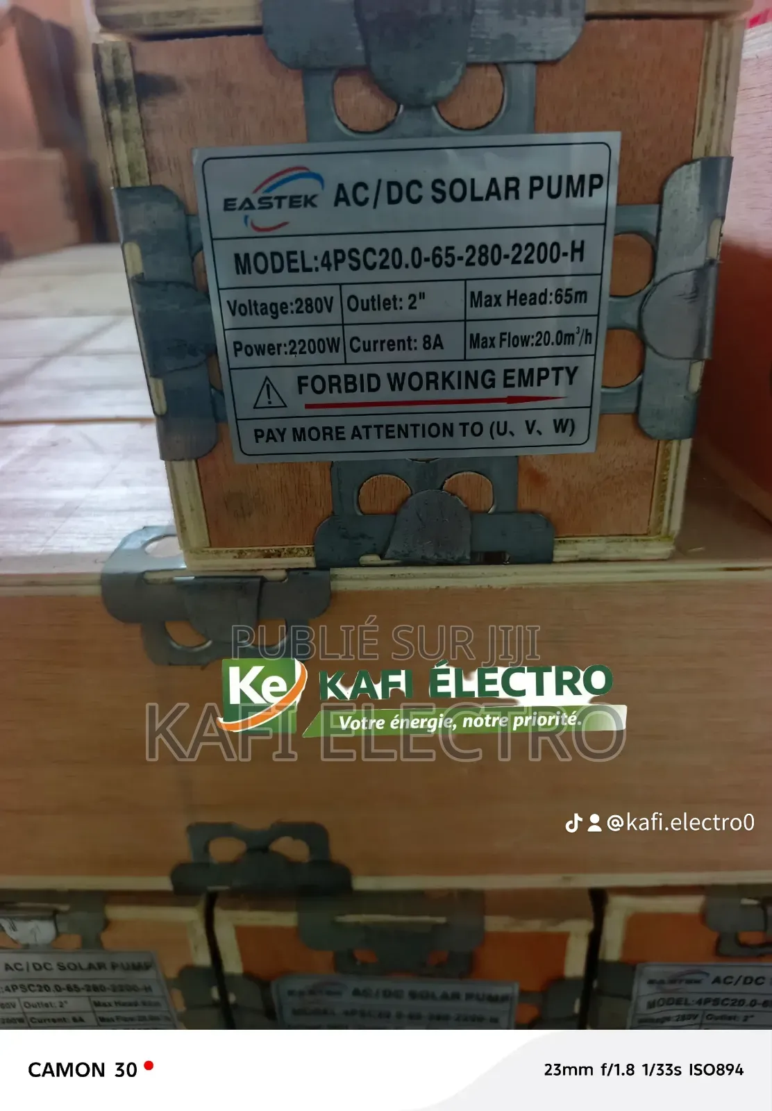 Pompe Immergée Solaire