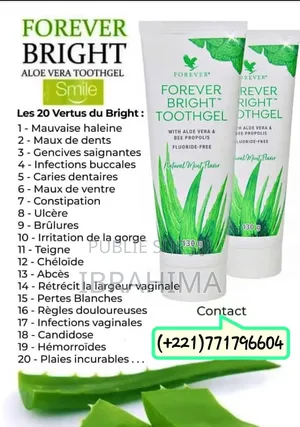 Dentifrice À Base d'Aloe Véra