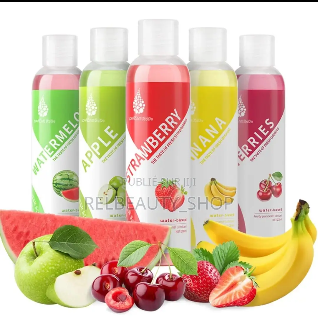 Gel Lubrifiant Comestible Aromatisé