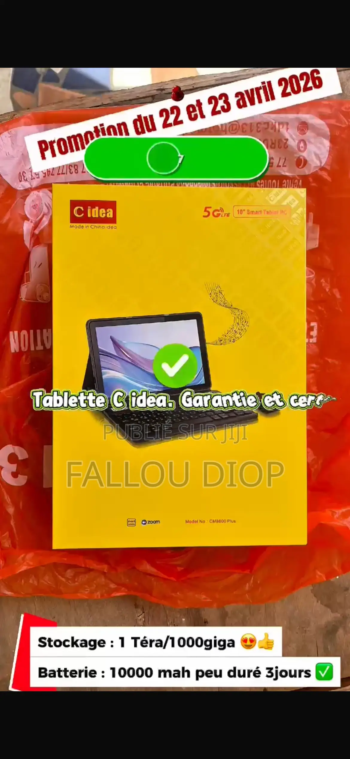 Nouveau C idea CM8800 Plus 1 TB Noir