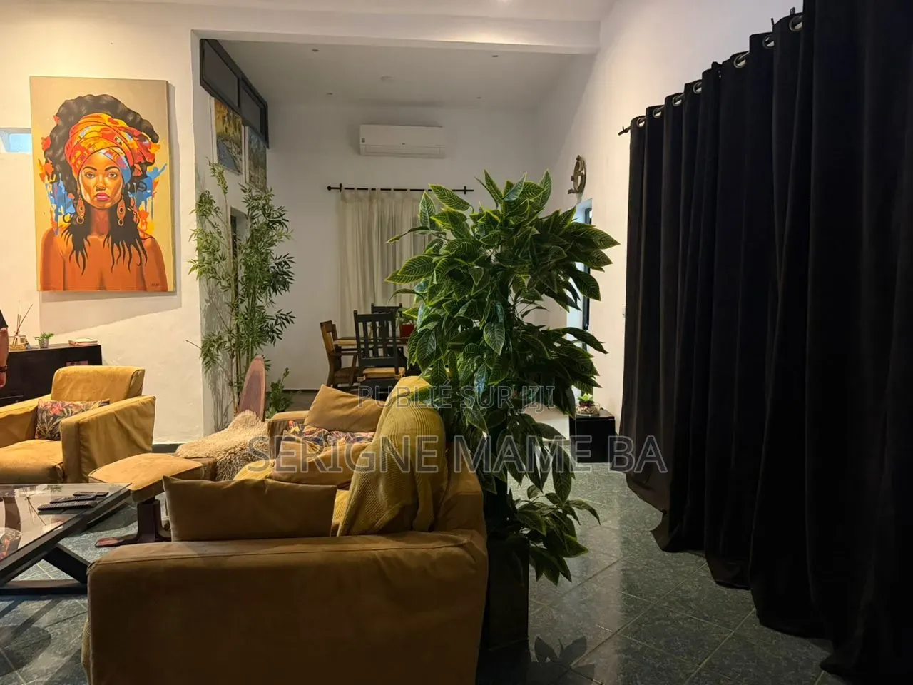 Meublé 3chbre Villa dans Urgence Immo, Fann-Point E-Amitié à Louer