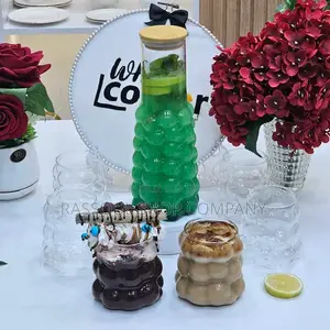 Ensemble Carafe 7 Pièces en Verre