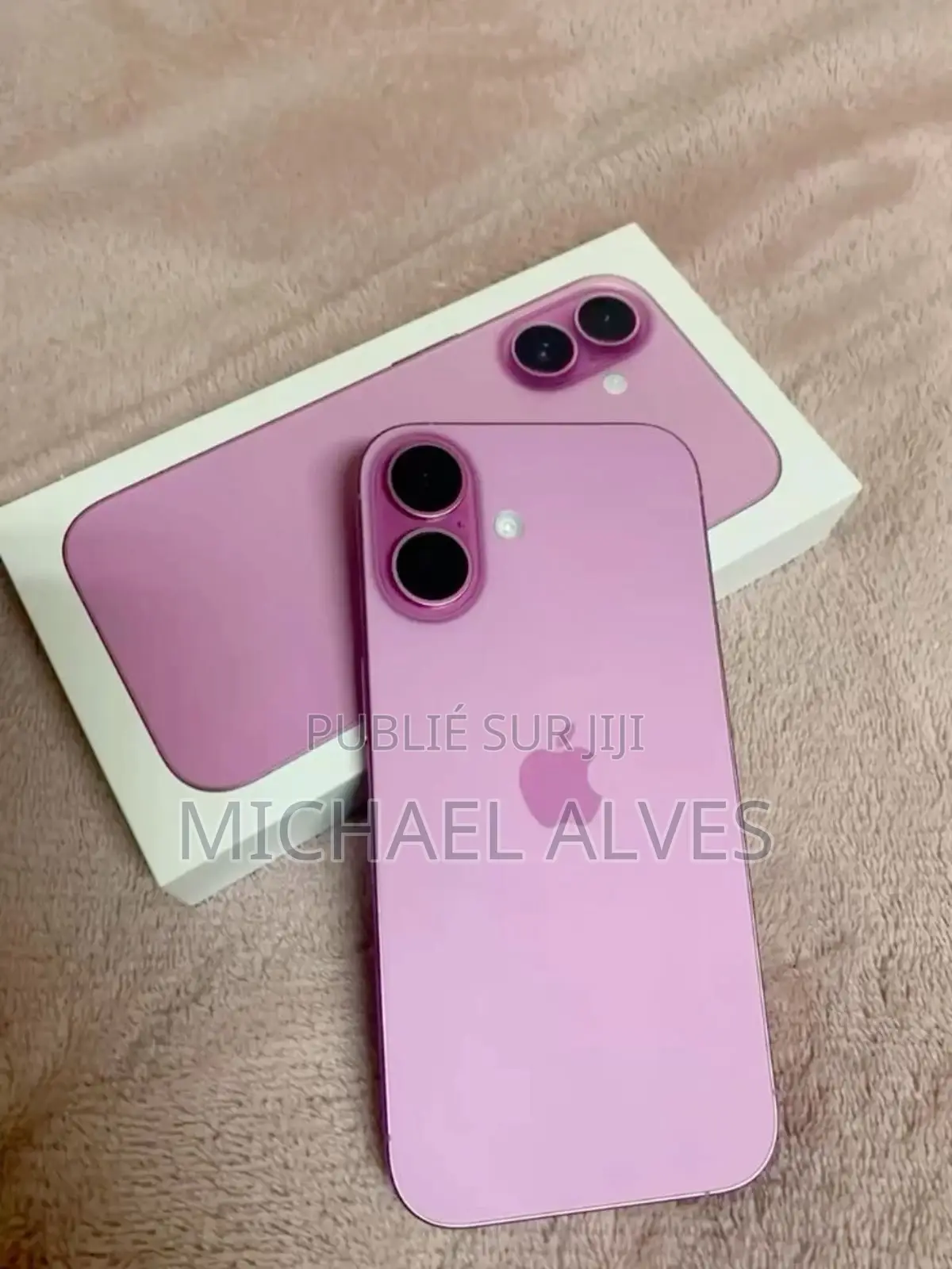 Nouveau Apple iPhone 16 256 GB Rose